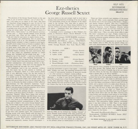 The George Russell Sextet - Ezz-thetics (Vinyl, LP, Album, Reissue,...