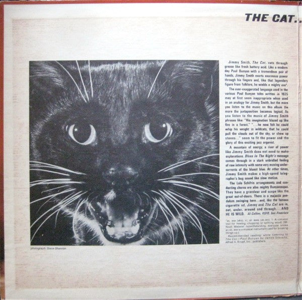 Jimmy Smith - The Cat (Vinyl, LP, Album, Stereo)