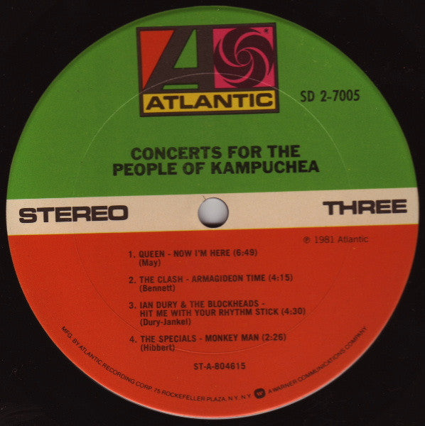 Various - Concerts For The People Of Kampuchea (2xVinyl, LP, Album, Stereo) Very Good Plus (VG+) / Very Good Plus (VG+)