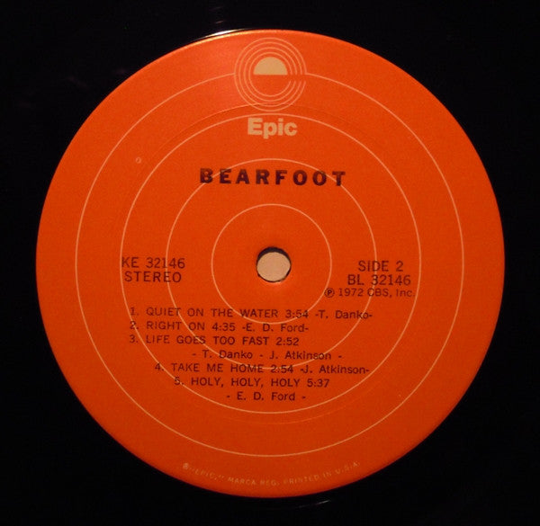 Bearfoot - Bearfoot (Vinyl, LP, Album) Very Good (VG) / Very Good (VG)