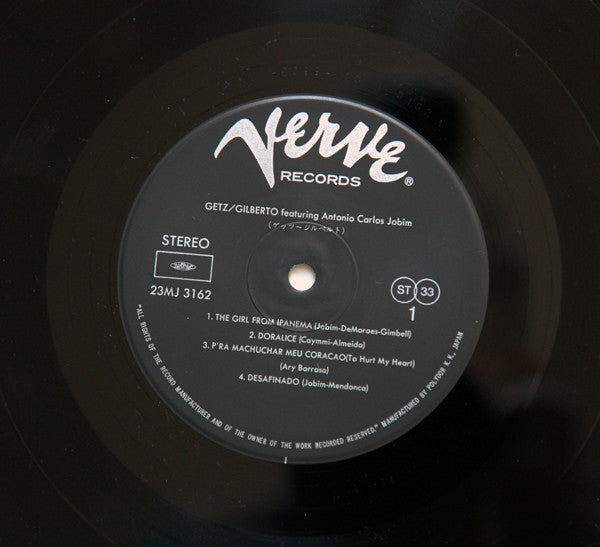 Stan Getz - Getz / Gilberto (Vinyl, LP, Album, Reissue)