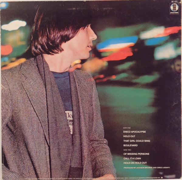 Jackson Browne - Hold Out (Vinyl, LP, Album, Stereo) Very Good (VG) / Very Good (VG)