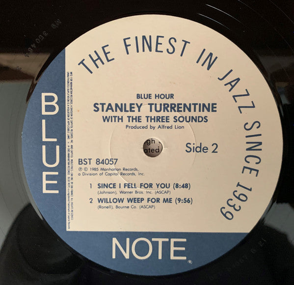 Stanley Turrentine - Blue Hour (Vinyl, LP, Album, Reissue, Remastered) Very Good Plus (VG+) / Very Good Plus (VG+)