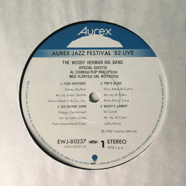 The Woody Herman Big Band - Aurex Jazz Festival '82 (Vinyl, LP, Album)