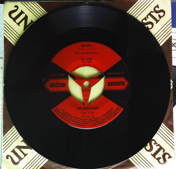 Highwaymen - Michael (Vinyl, 7", 45 RPM, Single, Mono) Good Plus (G+) / Very Good (VG)