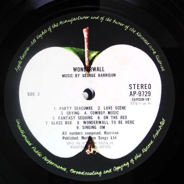 George Harrison - Wonderwall Music (Vinyl, LP, Album, Stereo) Near Mint (NM or M-) / Very Good Plus (VG+)