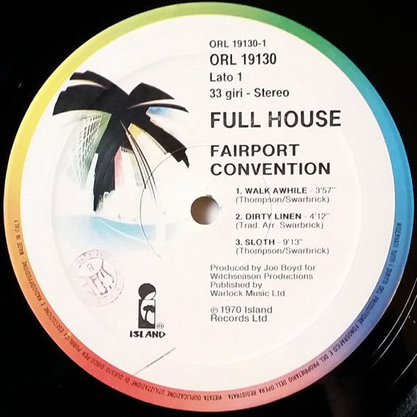 Fairport Convention - Full House (Vinyl, LP, Album, Reissue) Very Good Plus (VG+) / Very Good Plus (VG+)