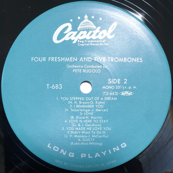 The Four Freshmen - Four Freshmen And 5 Trombones (Vinyl, LP, Album, Reissue, Mono) Very Good Plus (VG+) / Very Good Plus (VG+)