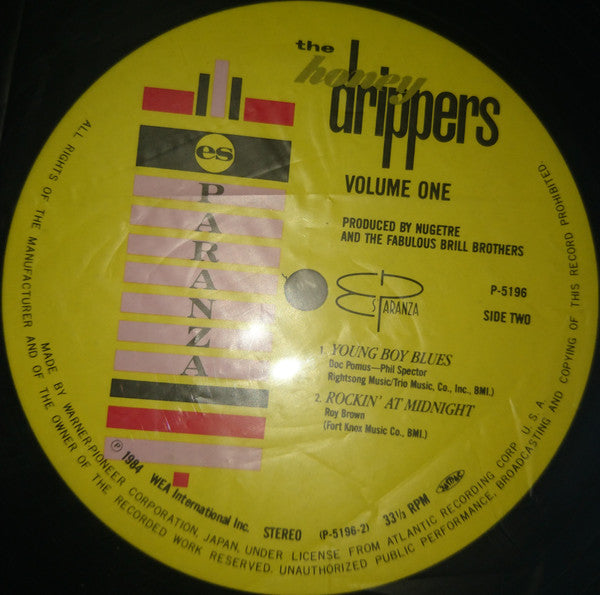 The Honeydrippers - Volume One (Vinyl, 12", Mini-Album, 33 ⅓ RPM)