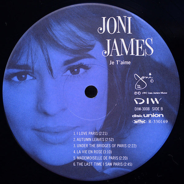 Joni James - Je T'Aime....I Love You (Vinyl, LP, Album) Very Good Plus (VG+) / Very Good Plus (VG+)