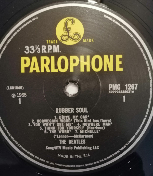The Beatles - Rubber Soul (Vinyl, LP, Album, Reissue, Remastered, Mono) Very Good Plus (VG+) / Very Good Plus (VG+)