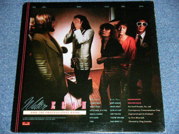 Walter Egan - Hi Fi (Vinyl, LP, Album, Promo) Very Good Plus (VG+) / Very Good Plus (VG+)