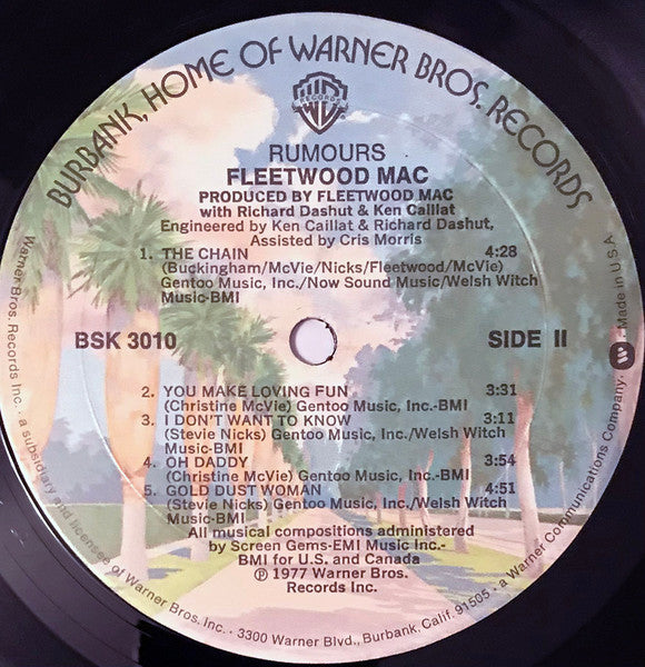Fleetwood Mac - Rumours (Vinyl, LP, Album) Very Good Plus (VG+) / Very Good Plus (VG+)