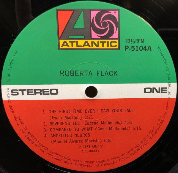 Roberta Flack - Roberta Flack (Vinyl, LP, Compilation, Stereo)