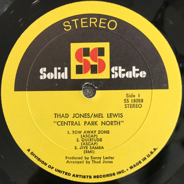 Thad Jones / Mel Lewis Orchestra - Central Park North (Vinyl, LP, Album) Good Plus (G+) / Very Good (VG)