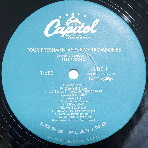 The Four Freshmen - Four Freshmen And 5 Trombones (Vinyl, LP, Album, Reissue, Mono) Very Good Plus (VG+) / Very Good Plus (VG+)