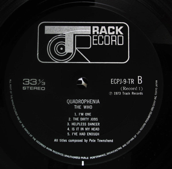 The Who - Quadrophenia (2xVinyl, LP, Album, Stereo) Very Good (VG) / Very Good (VG)