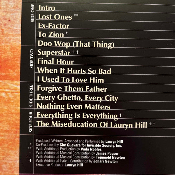 Lauryn Hill - The Miseducation Of Lauryn Hill (2xVinyl, LP, Album, Reissue, Stereo) Near Mint (NM or M-) / Near Mint (NM or M-)