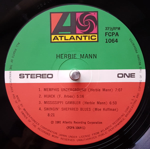 Herbie Mann - Herbie Mann (Vinyl, LP, Compilation, Club Edition) Near Mint (NM or M-) / Very Good Plus (VG+)