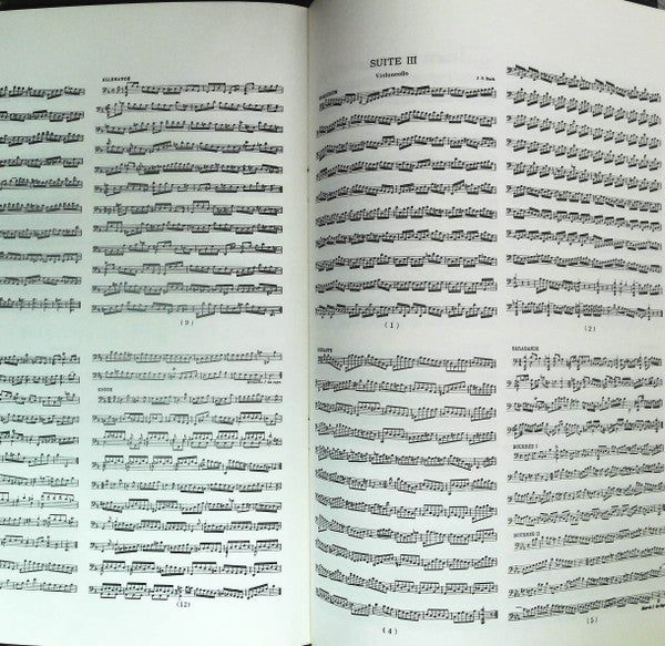 Johann Sebastian Bach - Cello Suites Unaccompanied Complete (3xBox Set, Vinyl, LP, Album, Mono) Very Good Plus (VG+) / Very Good (VG)