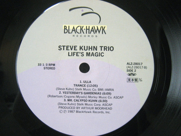 Steve Kuhn Trio - Life's Magic (Vinyl, LP, Album, Promo) Very Good Plus (VG+) / Very Good Plus (VG+)