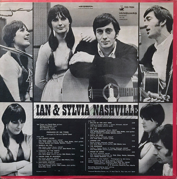 Ian & Sylvia - Nashville (Vinyl, LP, Album, Stereo) Very Good (VG) / Very Good (VG)