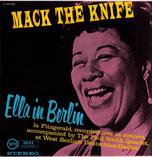 Ella Fitzgerald - Mack The Knife・Ella In Berlin (Vinyl, LP, Album, ...