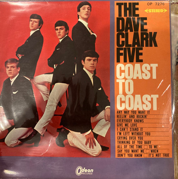 The Dave Clark Five - Coast To Coast (Vinyl, LP, Album, Stereo) Good Plus (G+) / Very Good (VG)