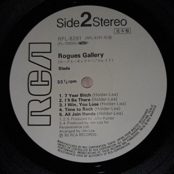 Slade - Rogues Gallery (Vinyl, LP, Album, Promo) Very Good Plus (VG+) / Very Good (VG)
