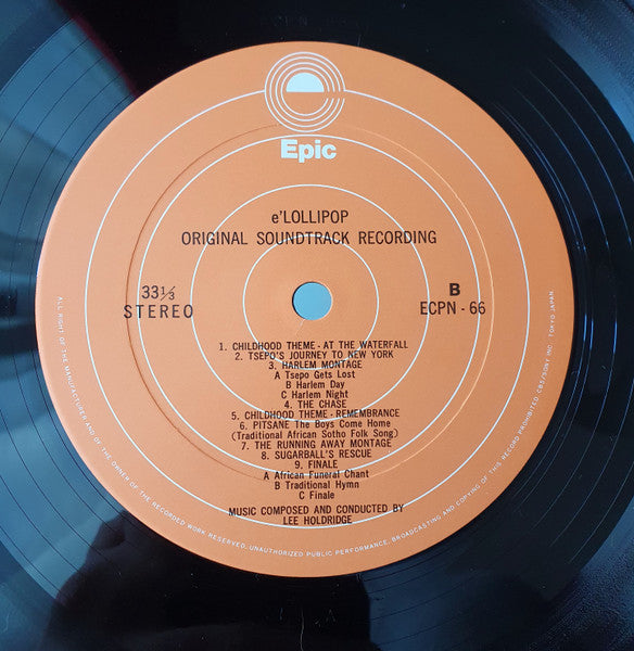 Lee Holdridge - E' Lollipop (Original Soundtrack Recording) (Vinyl,...