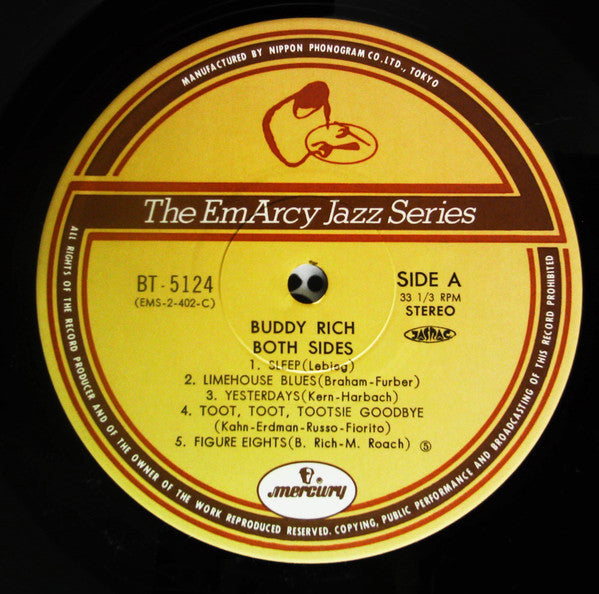 Buddy Rich - Both Sides (2xVinyl, LP, Compilation, Remastered) Near Mint (NM or M-) / Very Good (VG)