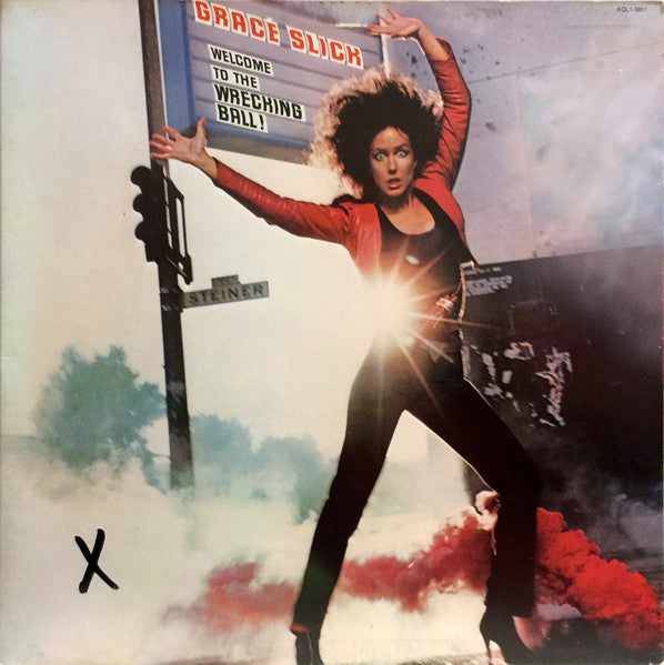 Grace Slick - Welcome To The Wrecking Ball! (Vinyl, LP, Album, Stereo) Very Good (VG) / Very Good Plus (VG+)
