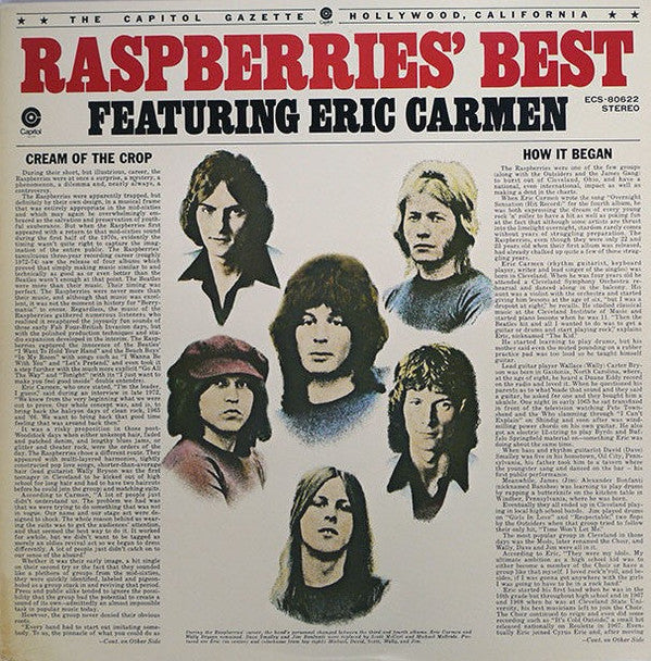 Raspberries - Raspberries' Best - Featuring Eric Carmen (Vinyl, LP,...