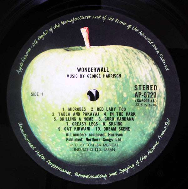 George Harrison - Wonderwall Music (Vinyl, LP, Album, Stereo) Near Mint (NM or M-) / Very Good Plus (VG+)