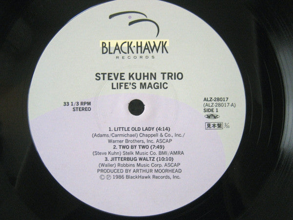 Steve Kuhn Trio - Life's Magic (Vinyl, LP, Album, Promo) Very Good Plus (VG+) / Very Good Plus (VG+)