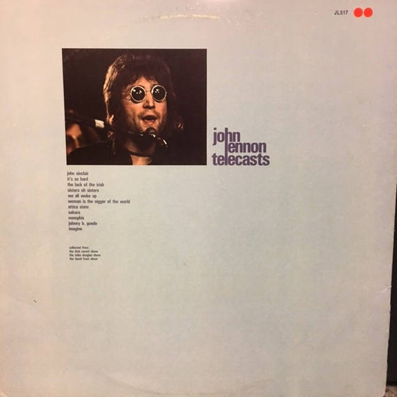 John Lennon - Telecasts (Vinyl, LP, Compilation, Unofficial Release) Very Good Plus (VG+) / Very Good Plus (VG+)