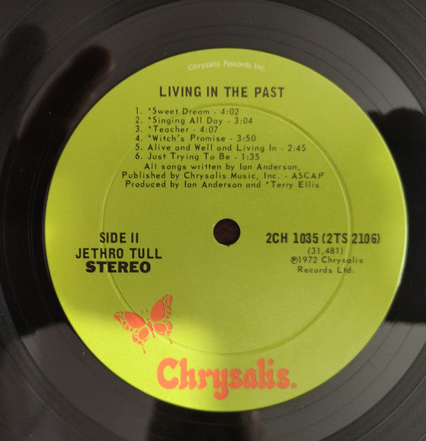 Jethro Tull - Living In The Past (2xVinyl, LP, Compilation) Very Good (VG) / Near Mint (NM or M-)