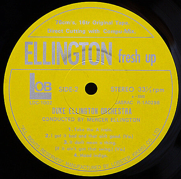 The Duke Ellington Orchestra - Ellington Fresh Up (Vinyl, LP, Album) Good Plus (G+) / Very Good Plus (VG+)