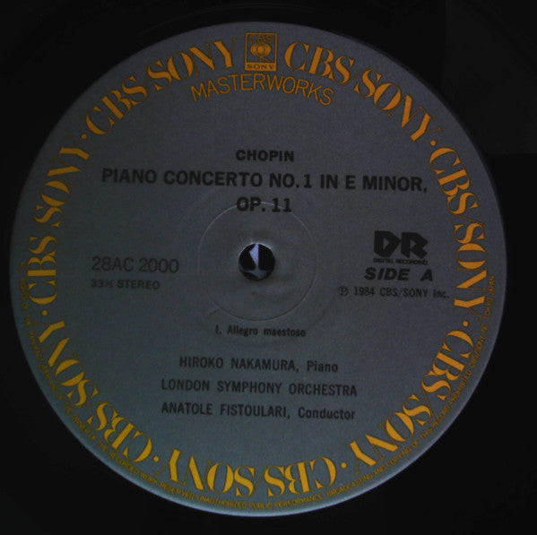 Frédéric Chopin - Concerto No. 1 For Piano And Orchestra In E Minor...