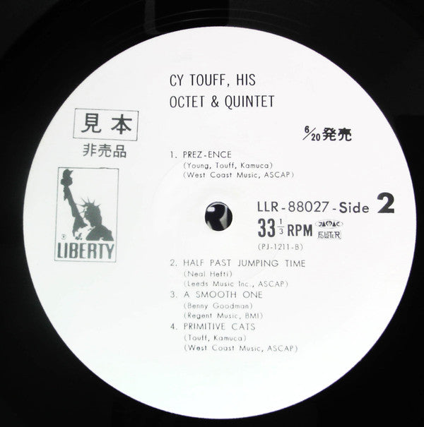 Cy Touff - His Octet & Quintet (Vinyl, LP, Promo, Reissue, Mono) Very Good Plus (VG+) / Good Plus (G+)