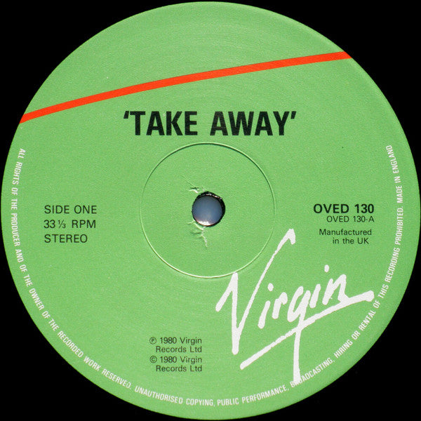 Andy Partridge - Take Away / The Lure Of Salvage (Vinyl, LP, Album, Reissue, Stereo) Very Good (VG) / Good Plus (G+)