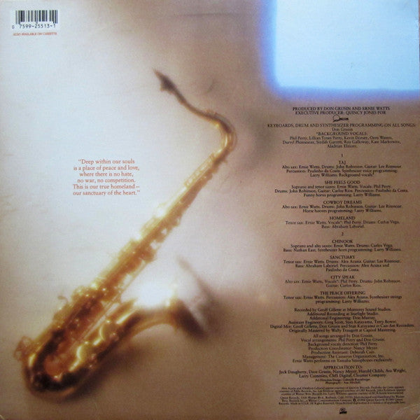 Ernie Watts - Sanctuary (Vinyl, LP, Album)