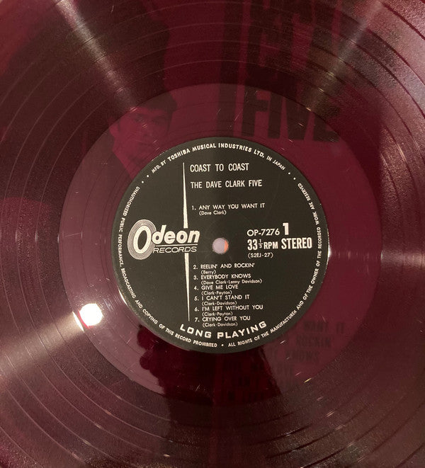 The Dave Clark Five - Coast To Coast (Vinyl, LP, Album, Stereo) Good Plus (G+) / Very Good (VG)
