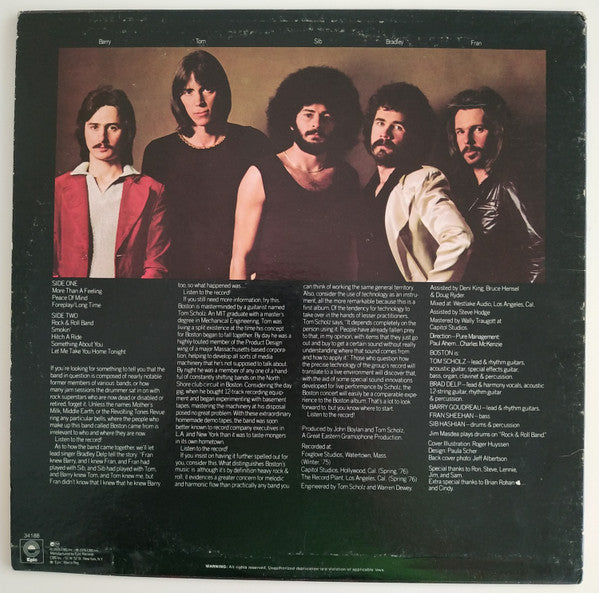 Boston - Boston (Vinyl, LP, Album, Stereo) Good Plus (G+) / Good Plus (G+)
