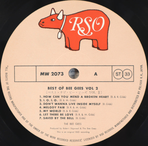 Bee Gees - Best Of Bee Gees Vol 2 (Vinyl, LP, Compilation) Very Good Plus (VG+) / Very Good Plus (VG+)