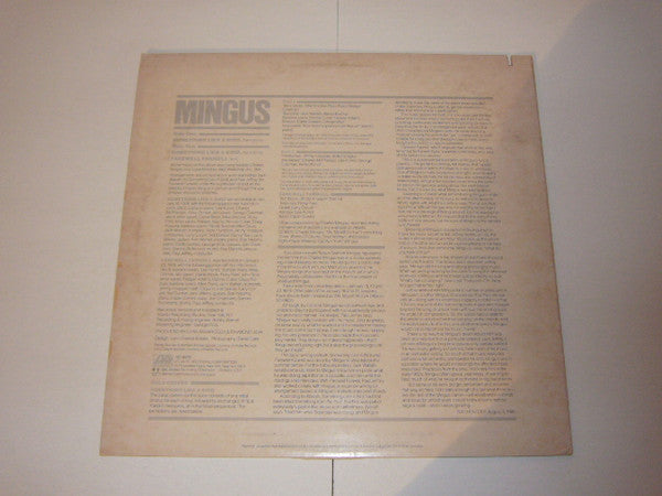 Charles Mingus - Something Like A Bird - His Last Recording Sessions (Vinyl, LP, Album) Very Good (VG) / Very Good (VG)