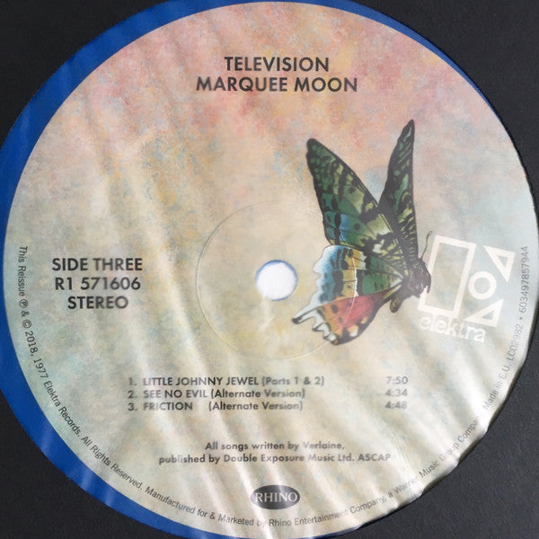 Television - Marquee Moon (Vinyl, Vinyl, All Media, LP, Album, Reissue, LP, Compilation, Limited Edition) Near Mint (NM or M-) / Near Mint (NM or M-)