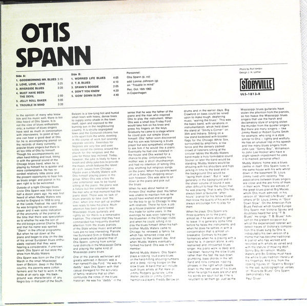 Otis Spann - Good Morning Mr. Blues (Vinyl, LP, Album) Near Mint (NM or M-) / Very Good Plus (VG+)