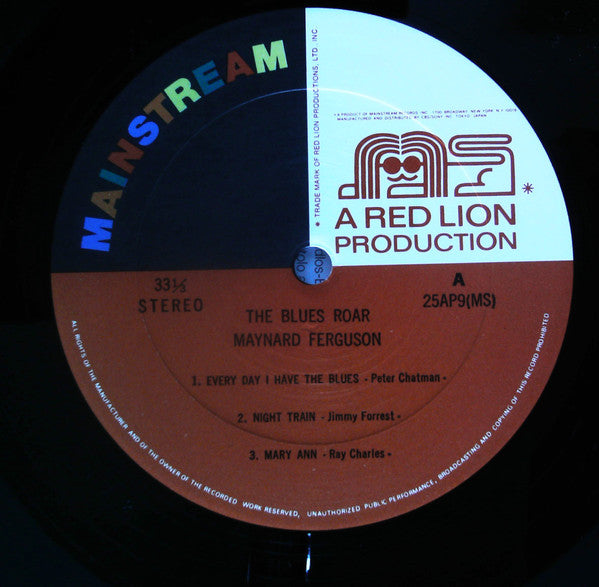 Maynard Ferguson - The Blues Roar (Vinyl, LP, Album, Reissue, Stereo) Very Good Plus (VG+) / Very Good Plus (VG+)