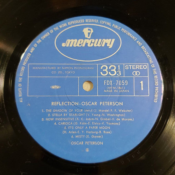 Oscar Peterson - Reflection (Vinyl, LP, Compilation) Very Good Plus (VG+) / Very Good Plus (VG+)